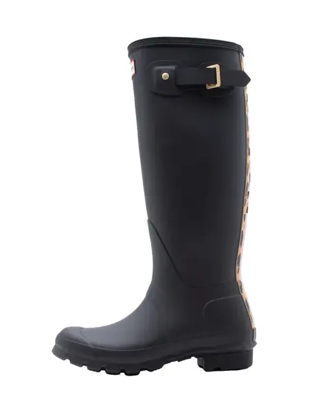 HUNTER Gumáky  hnedá / ružová / čierna