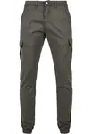 AOP Glencheck Cargo Jog Pants tmavě šedé