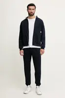 Bavlněná tepláková souprava EA7 Emporio Armani pánská, tmavomodrá barva, AF12681.7M000206