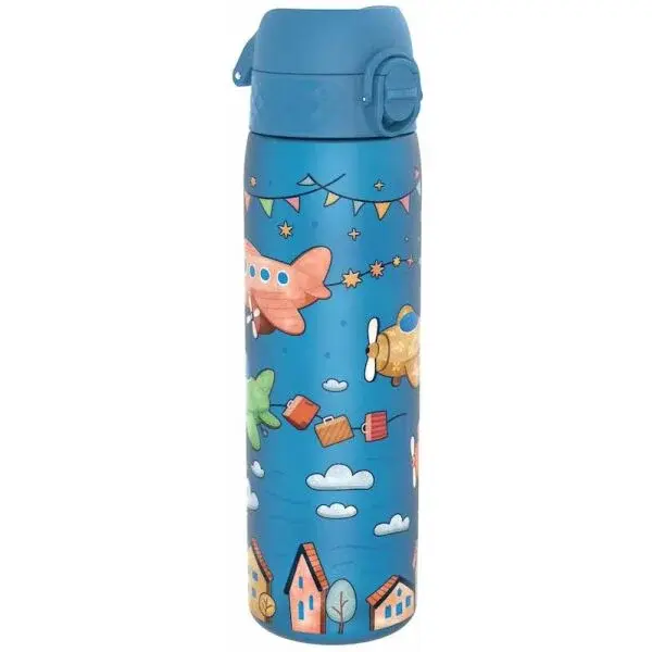 Ion8 LEAK PROOF AIRPLANES 500 ML Láhev, modrá, velikost 500 ML