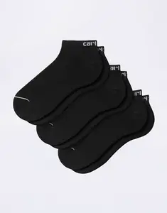 Carhartt WIP Script Sneakers Socks Black/White + Black/White