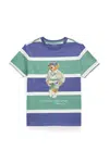 Tričko Polo Ralph Lauren zelená barva, 323971435001