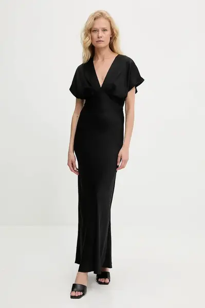 Šaty Answear.LAB černá barva, maxi