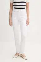 Džíny Tommy Hilfiger dámské, bílá barva, WW0WW45678