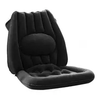 MODOM Nafukovací sedák s bederní opěrkou antracitový, poškozený obal