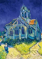 Vincent Van Gogh - The Church in Auvers-sur-Oise, 1890 - puzzle z kategorie Umělecké