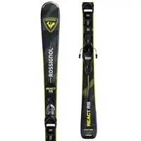 Rossignol REACT RS XPRESS + XPRESS 10 GW Unisex sjezdové lyže, černá, velikost
