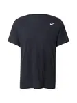NIKE Funkčné tričko  čierna / biela