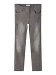 NAME IT Džínsy 'Theo'  sivý denim