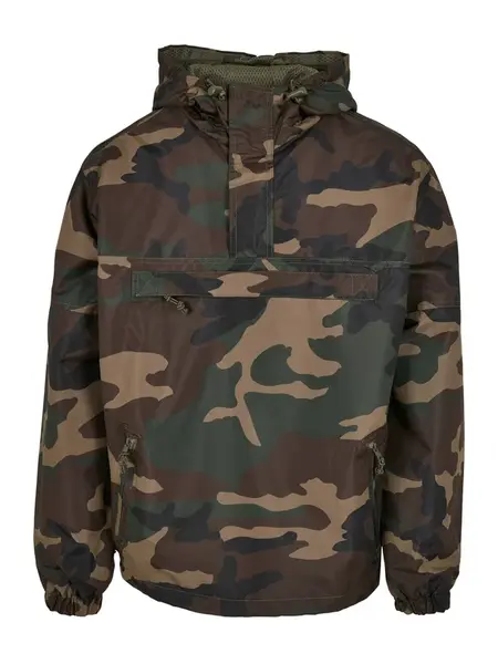 Brandit Prechodná bunda  hnedá / sivá / zelená / kaki