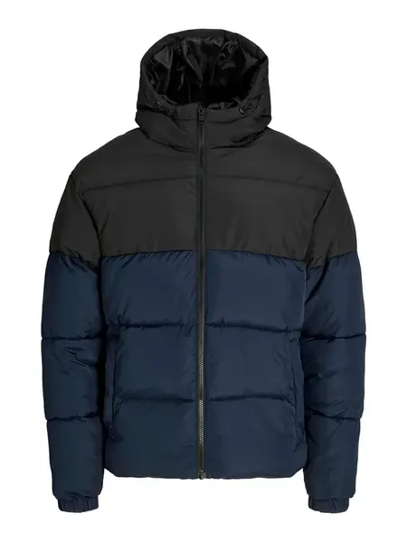 JACK & JONES Prechodná bunda 'JJMAZE'  modrá / čierna