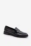 Mužské kožené polobotky Loafersy Zazoo