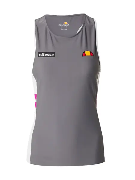 ELLESSE Top 'Woodside'  tmavosivá / ružová / čierna / biela