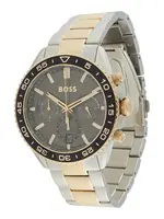 BOSS Analógové hodinky 'RUNNER'  zlatá / čierna / strieborná