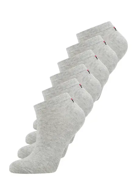 FILA Ponožky  námornícka modrá / sivá melírovaná / červená