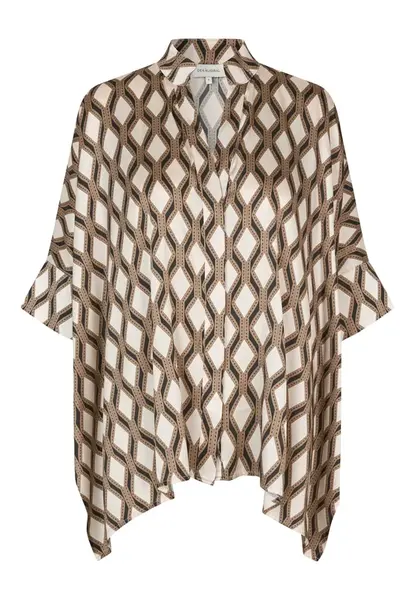 Dea Kudibal Blúzka  krémová / brokátová / čierna