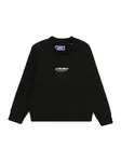 Jack & Jones Junior Mikina 'JJESoho'  čierna / biela