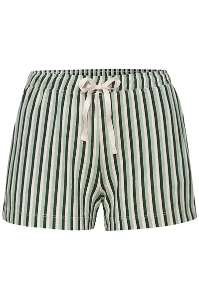 s.Oliver Pyžamové nohavice  svetlozelená / tmavozelená / biela