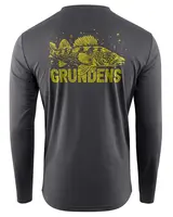 Grundéns triko king of the lakes ls tech tee anchor - m