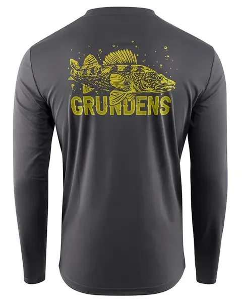 Grundéns triko king of the lakes ls tech tee anchor - m