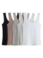 The Set Top  sivá / staroružová / čierna / biela