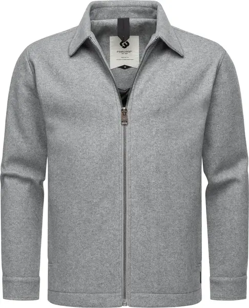 Ragwear Prechodná bunda 'Azzte Felt'  sivá melírovaná