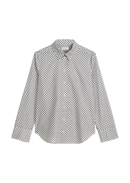 Marc O'Polo Blúzka  modrá / hnedá / čierna / šedobiela