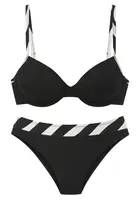 FRENCH CONNECTION Bikiny  čierna / biela