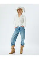 Koton Straight Long Leg Regular Waist Jeans - Longer Straight Fit Jeans