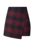 EDITED Sukňa 'Simay Wool'  tmavomodrá / červená