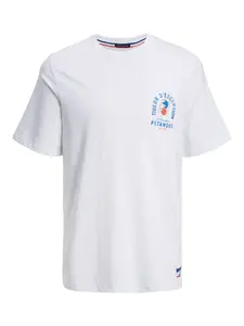 JACK & JONES Tričko 'Millo'  zmiešané farby / biela