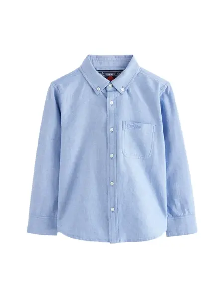 Superdry & Co Košeľa  nebesky modrá