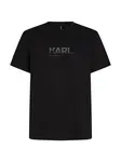 Karl Lagerfeld Tričko  kaki / čierna
