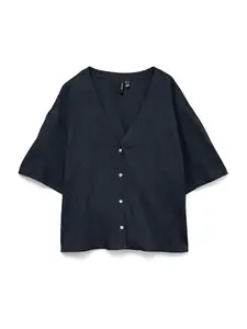 VERO MODA Blúzka 'VMRosie'  tmavomodrá