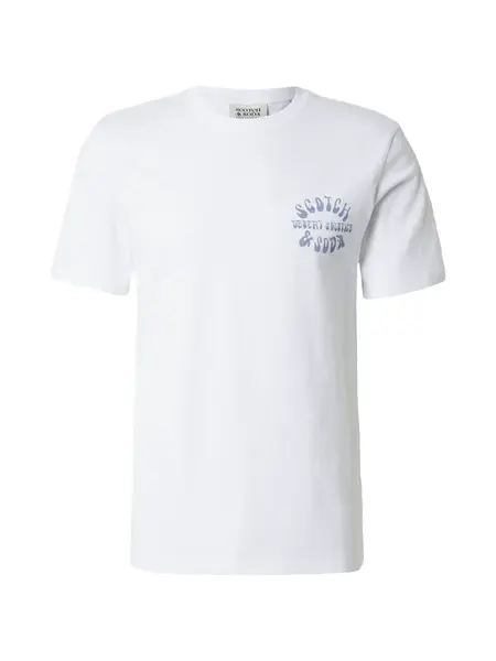 SCOTCH & SODA Tričko  modrá / biela