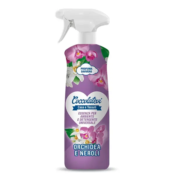 Coccolatevi Essenza interiérový parfém a multifunkční čistič Orchidej a Neroli 750 ml