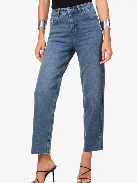 Lipsy Džínsy  modrá denim