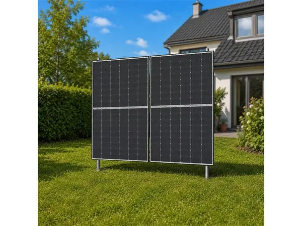 Plotová konstrukce TIPA pro 2 solární panely 910Wp