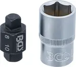 BGS technic Hlavice pro olejové výpusti čtyřhran 8 mm + 10 mm (BGS108991)
