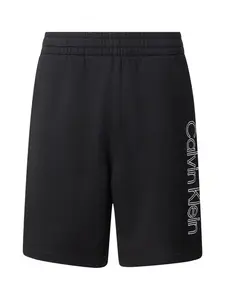 Calvin Klein Nohavice  čierna / biela
