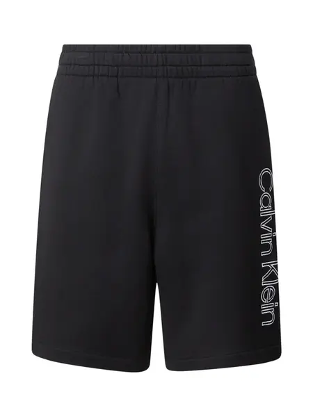 Calvin Klein Nohavice  čierna / biela