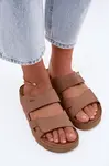 Kožené dámské pantofle s řemínky Inblu