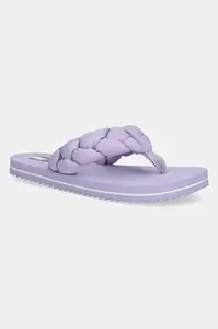 Tommy Jeans žabky dámské BRAIDED THONG BEACH SANDAL