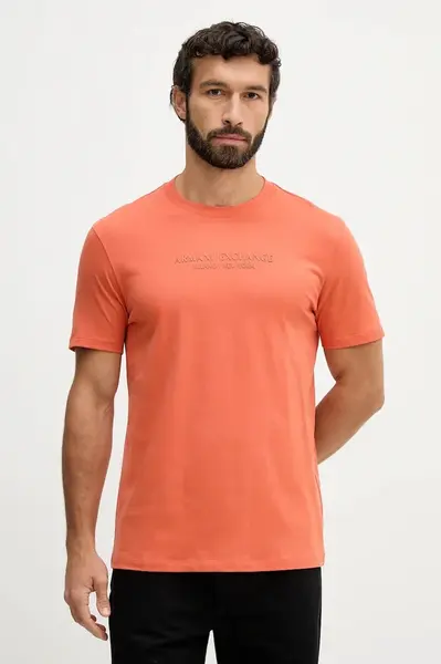 Armani Exchange basic tričko pánské bavlněné