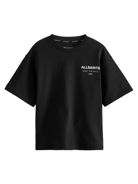 smALLSAINTS Tričko 'Underground'  čierna / biela