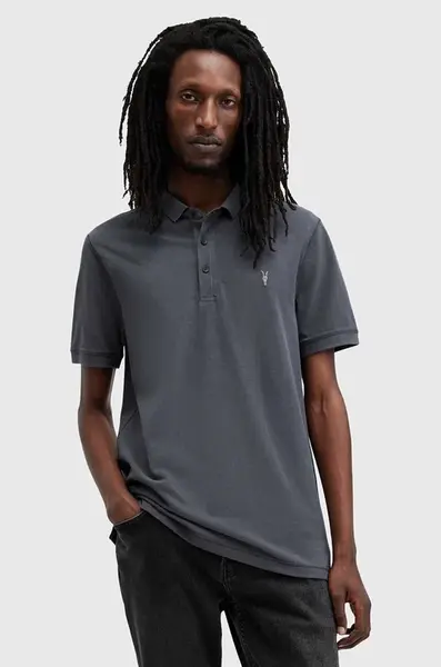 AllSaints polo tričko pánske bavlnené