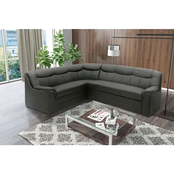 MID.YOU ROHOVÁ SEDAČKA, textil, černá