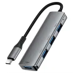 Acefast adaptér 4v1 (J15), USB-C - 4x USB 3.0, 5 Gb/s, Plug & Play, šedý