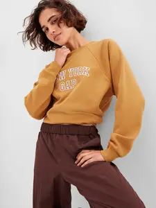 Mikina raglan soft logo GAP - Dámské