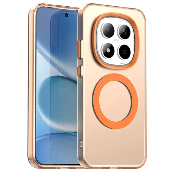 Techsuit CandyCase MagSafe, Xiaomi Redmi Note 15 Pro 5G, oranžový
